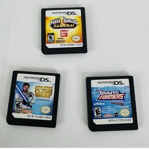 Power Rangers Samurai, Transformers Animated & Star Wars Clone (Nintendo DS)‎